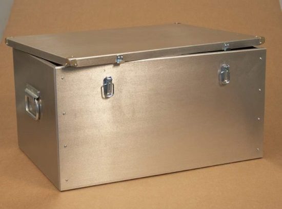 caja de almacenamiento de metal