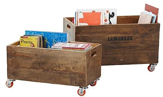 caja de almacenamiento de madera