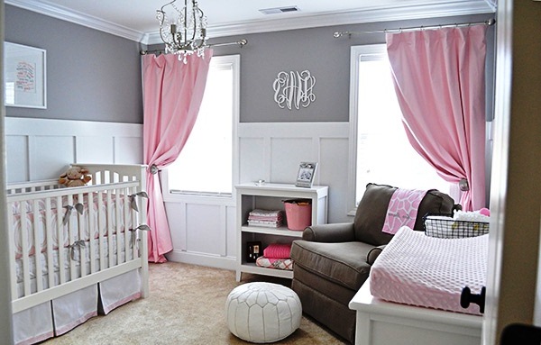 Dormitorio en color rosa