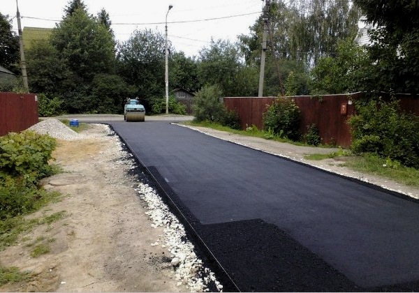 Superficie de asfalto
