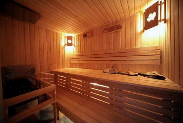 Acabado de la sauna