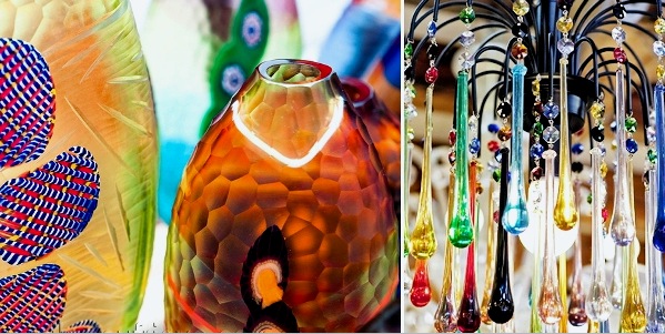 Lámparas de cristal de Murano