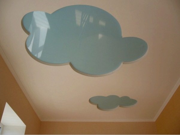 Una nube hecha de cartón yeso