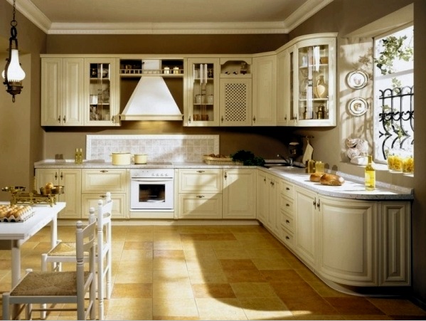 Muebles de cocina - tonos beige