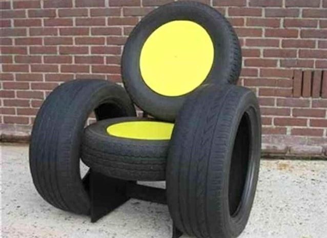 Muebles de jardín de bricolaje de neumáticos: ideas geniales y ejemplos paso a paso