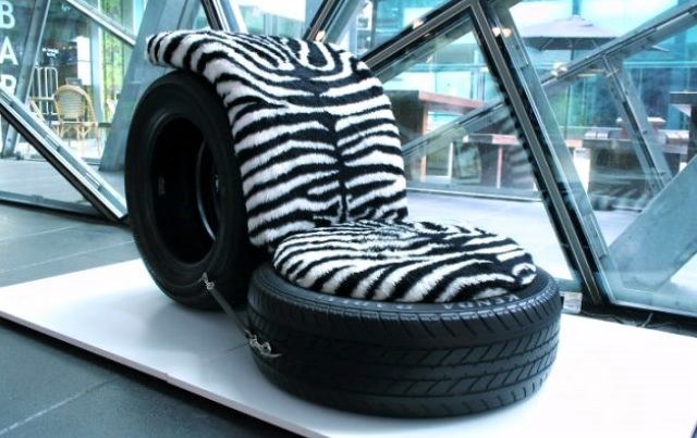 Muebles de jardín de bricolaje de neumáticos: ideas geniales y ejemplos paso a paso
