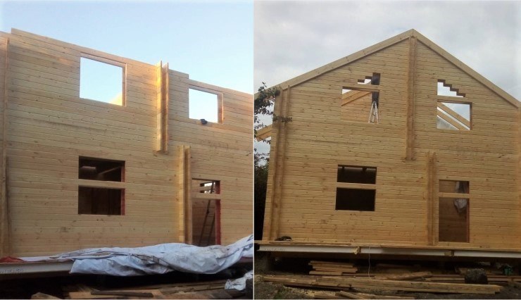 ¿Cómo construimos una casa de troncos dobles por nuestra cuenta y cuánto costó?