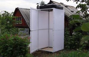 Ducha al aire libre de bricolaje para cabañas de verano: opciones de fotos, construcción de una estructura