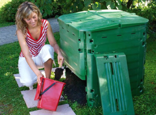 Compostador de jardín para una residencia de verano: opciones sobre cómo hacerlo usted mismo