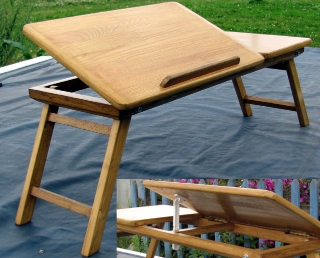 Soportes y mesas para portátiles: ideas de bricolaje
