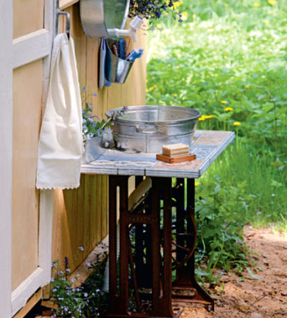 Lavabos de campo.  ¿Cómo hacer un fregadero para una residencia de verano con tus propias manos?
