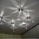 Lámparas LED para techos tensados ​​(45 fotos): características de instalación. Cintas de diodos y otros tipos