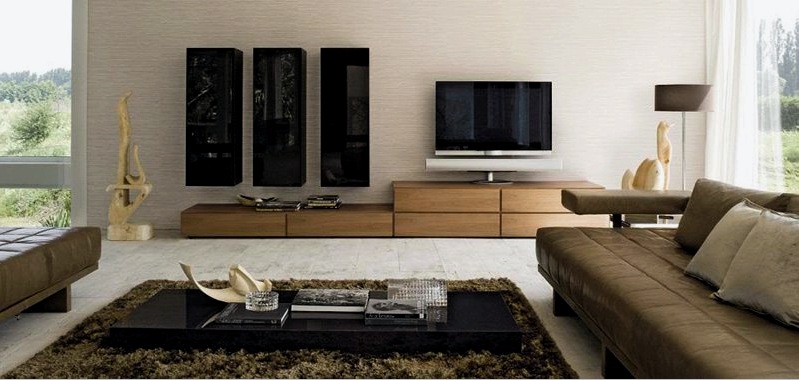 Diseño de sala de estar en un estilo moderno (48 fotos): principios generales, decoración y características de las soluciones de estilo.