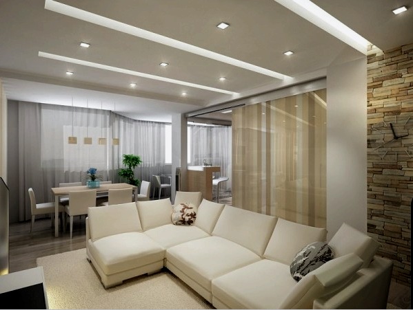 Interior de la sala de estar de 20 metros cuadrados en un apartamento: 6 ideas del clásico al minimalismo