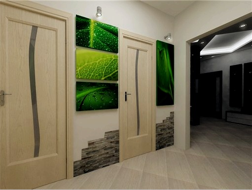Diseño de un pasillo en un apartamento (60 fotos): elección de colores, decoración de paredes y techos, selección de muebles.