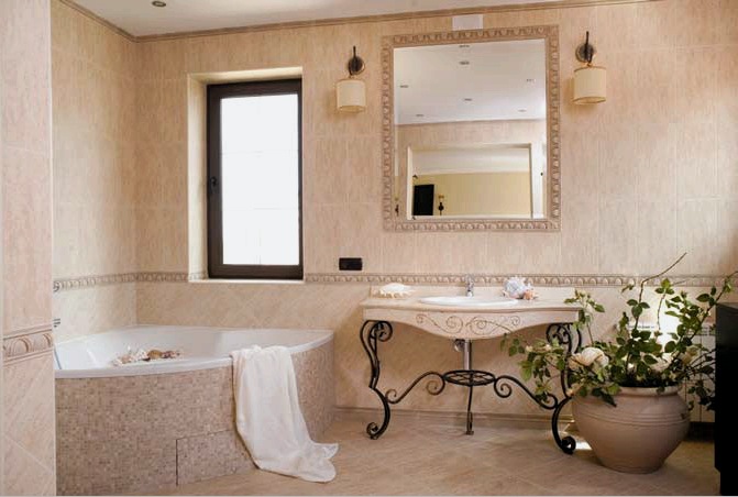 El interior del baño y el inodoro (60 fotos): las principales direcciones de diseño y la elección de un baño.