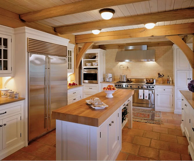 Hermoso interior de la cocina (36 fotos): estilo Art Nouveau y decoración de la habitación en una casa de campo