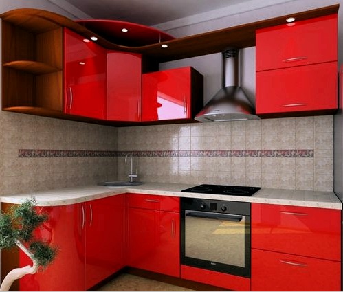 La combinación de colores en el interior de la cocina (30 fotos): rojo, verde, azul, morado, tonos claros y correspondencia de estilo.