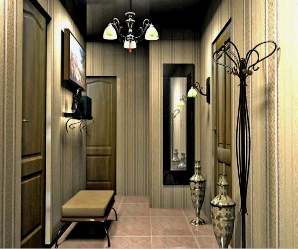 Diseño de pasillos (48 fotos): decoración, muebles y otros elementos interiores, puertas interiores, iluminación.