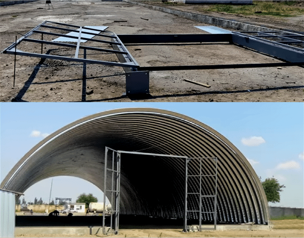 Cómo hacer un hangar sin marco: 5 etapas de construcción de estructuras arqueadas ligeras