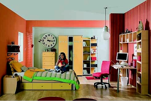 Diseño de habitación para una adolescente (45 fotos): muebles, lugar de trabajo e iluminación de la habitación.