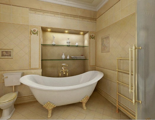 El interior del baño y el inodoro (60 fotos): las principales direcciones de diseño y la elección de un baño.