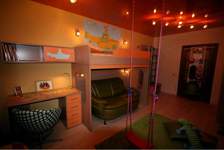 Interior de una habitación infantil para niños de diferentes sexos (36 fotos): cómo asignar espacio personal para cada niño