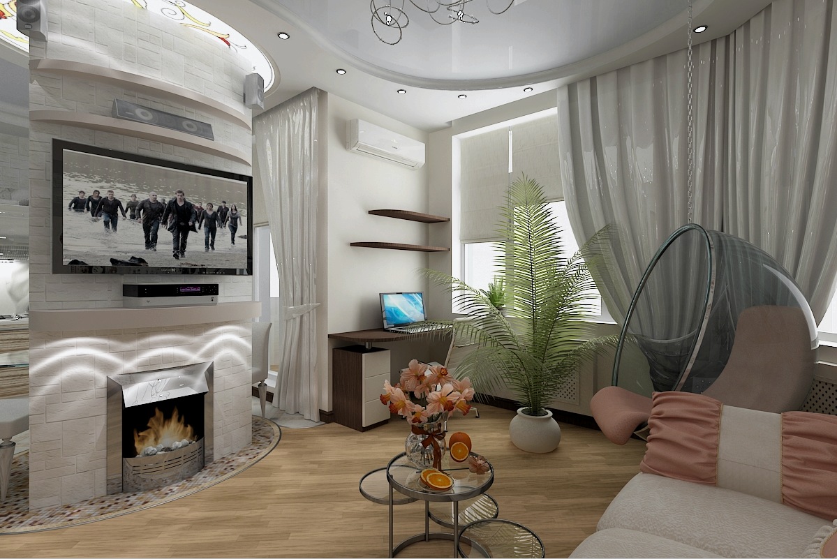 Diseño de sala de estar en el apartamento (45 fotos). Uso de acentos. Creación de opciones inusuales. Encendiendo. Soluciones estilísticas