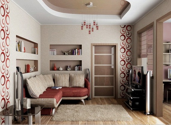Diseño de sala de estar pequeña (36 fotos): planificación, zonificación y combinación de colores