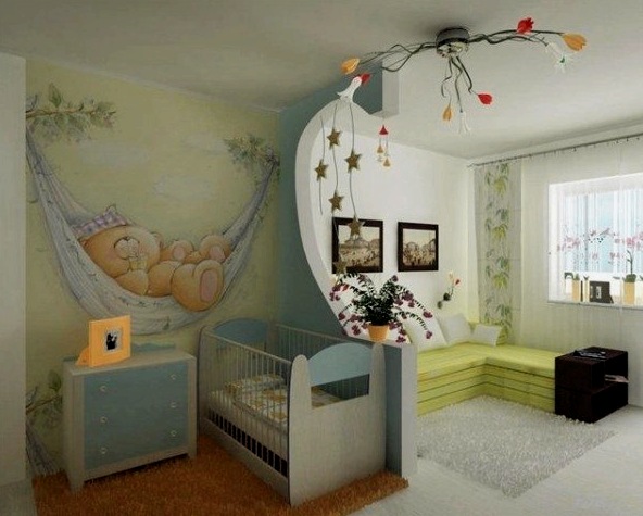 La habitación de los niños combinada con el dormitorio de los padres: soluciones interesantes de los principales diseñadores de interiores