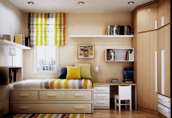 Muebles para un dormitorio pequeño: reglas básicas de selección.