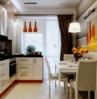 Diseño de cocina con una superficie de 14 m2.