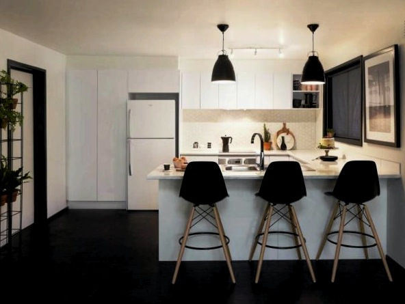 Diseño de cocina con barra de bar: recomendaciones, fotos de interiores reales.