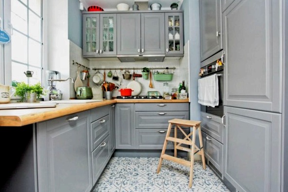 Diseño de una pequeña cocina al estilo de la Provenza: cómo equipar una pequeña cocina a la francesa.