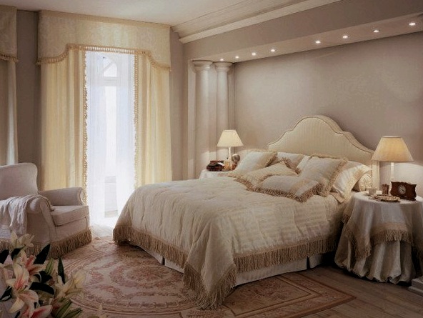 Diseño de dormitorio clásico: características de diseño.