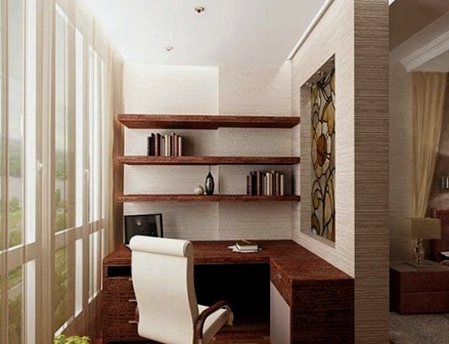 Diseño de dormitorio con balcón.