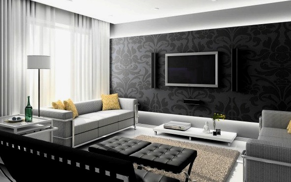Ideas interesantes para una sala de estar-dormitorio de diseñadores experimentados.