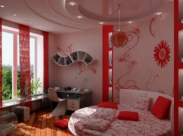 Interior para el dormitorio de una adolescente: lo principal es la individualidad.