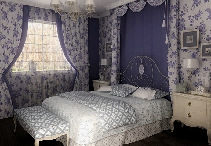 Interior del dormitorio de estilo provenzal: orígenes y principales características distintivas.