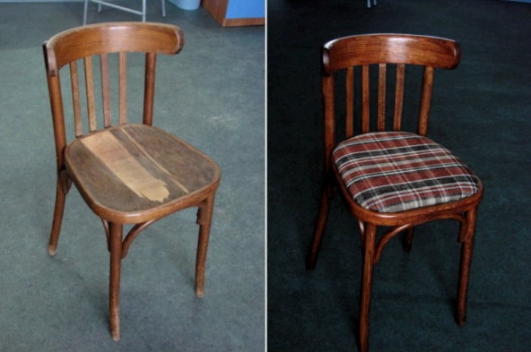Cómo actualizar una silla vieja