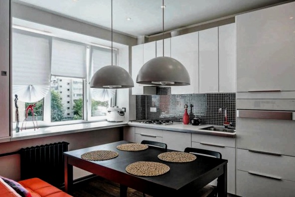 Cómo crear un diseño de cocina moderno de 9 m2.  medidores: ideas, consejos y ejemplos de fotos