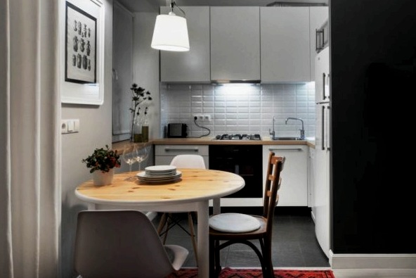 Cómo crear un diseño moderno de una cocina pequeña: ejemplos fotográficos de cocinas reales