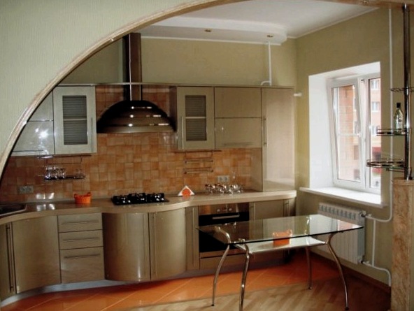 Cómo crear un diseño acogedor en una cocina pequeña de 7 m2.  m - foto con ejemplos