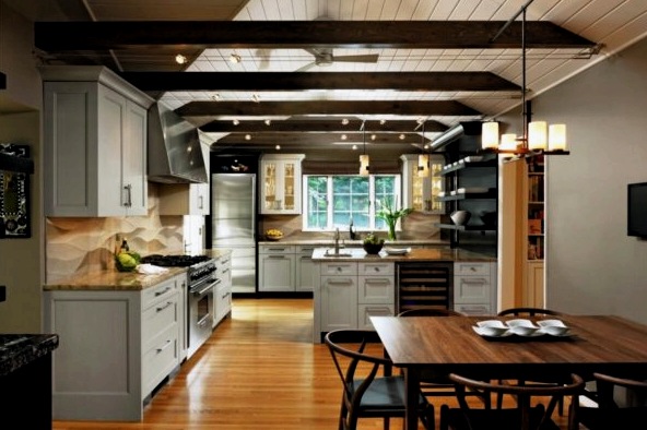 Renovación de la cocina y diseño de interiores de bricolaje.