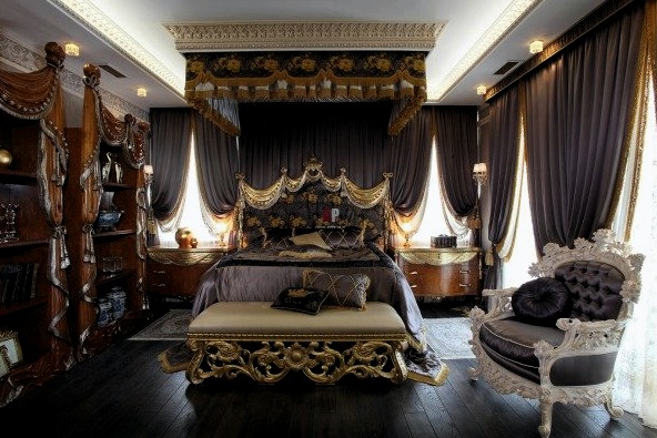 Muebles de dormitorio forjados: lujo elegante en apartamentos reales