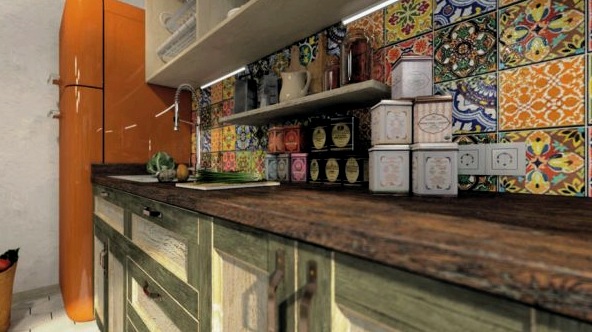 Cocina estilo mexicano: ideas de diseño de interiores y ejemplos de fotos
