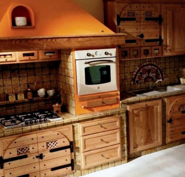Cocina en estilo ucraniano: color y ambiente hogareño en un diseño moderno.