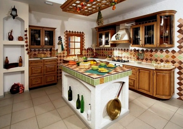 Cocina en estilo ucraniano: color y ambiente hogareño en un diseño moderno.