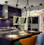 Cómo implementar el concepto de estilos modernos en la cocina de una sala de estar de 25 metros cuadrados.