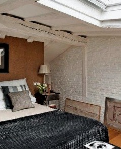 Dormitorio estilo loft original